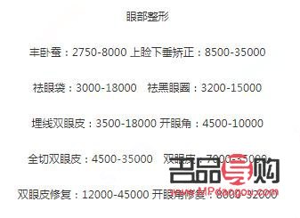 雙眼皮全切手術費用知多少