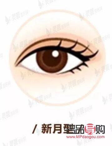 新月雙眼皮長什么樣子(新月雙眼皮特點)