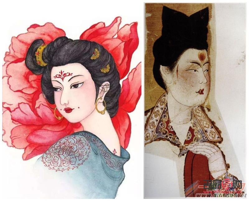 古代彩妝怎么畫