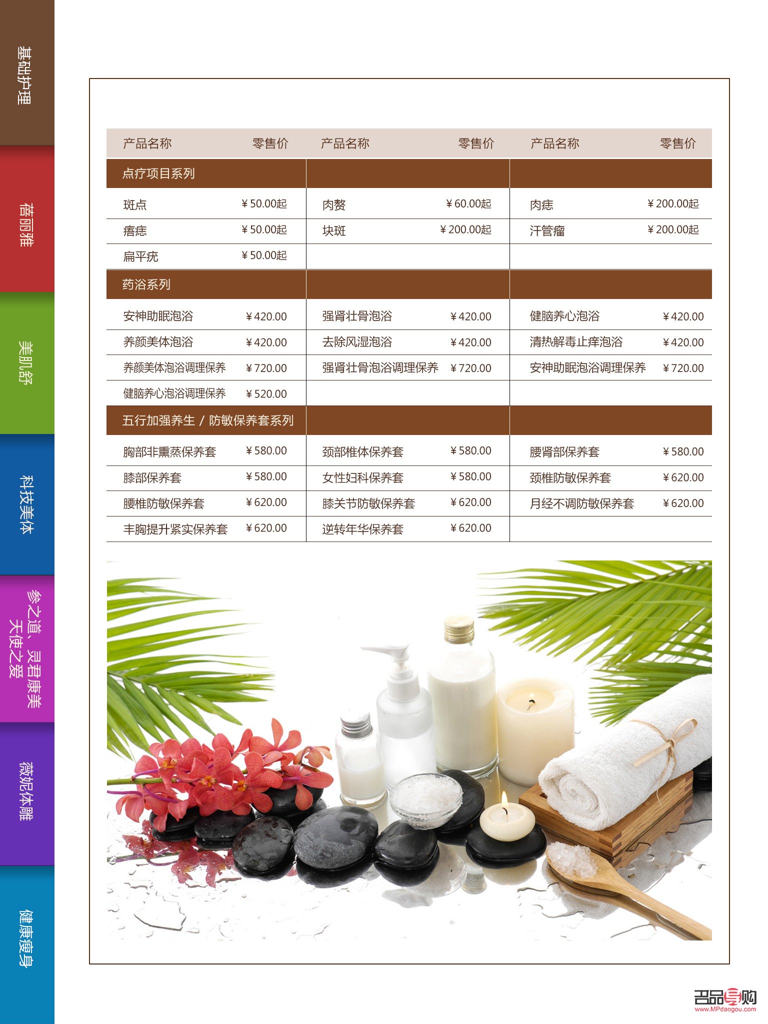 身體護理的套餐有哪些(身體護理的套餐有哪些呢)