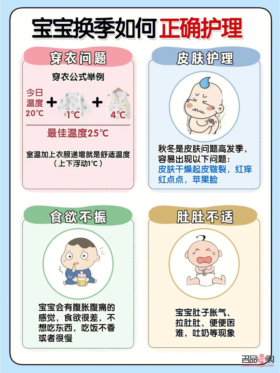 <h3>寶寶身體轉暖后的護理指南</h3>