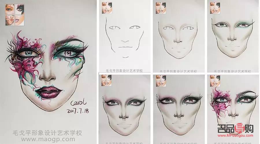 <h3>彩妝圖案怎么畫——詳細步驟與技巧分享</h3>