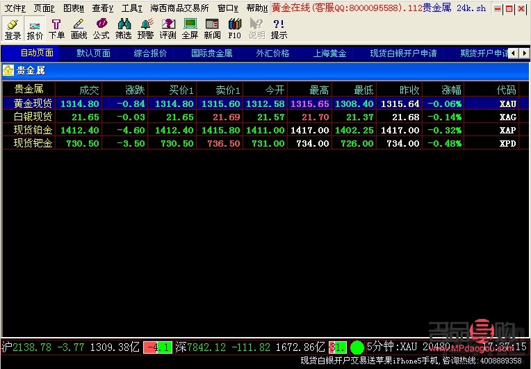 查看黃金白銀實時行情軟件(查看黃金白銀實時行情軟件哪個好)