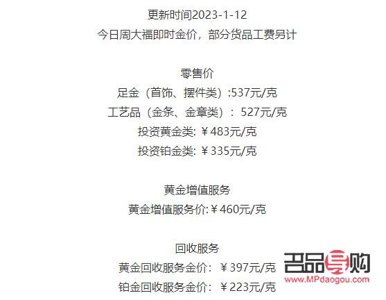 <h3>周大福回收黃金價格探究：一克黃金能回收多少錢？</h3>
