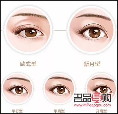 開扇形雙眼皮真人圖片(開扇形雙眼皮的圖片)