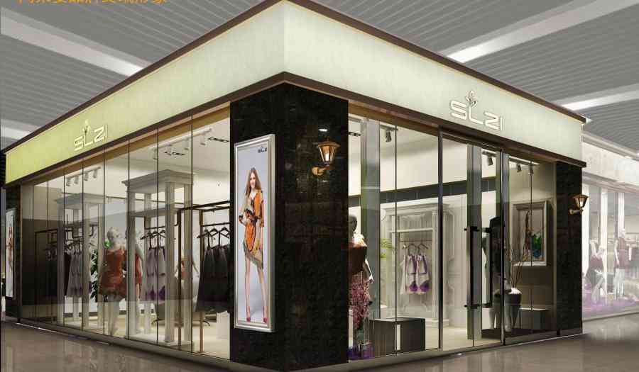 女裝店服裝店設計案例效果圖