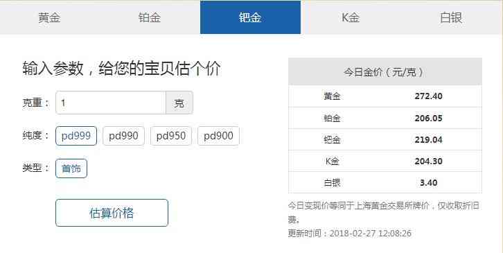 pd990多少錢一克(君力pd990多少錢一克)