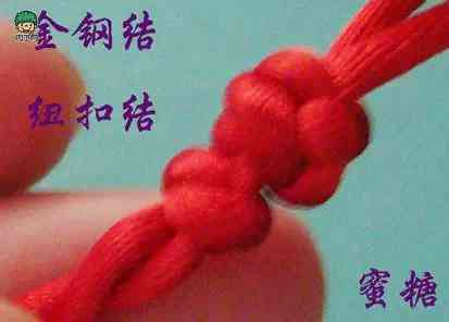 常用紅繩手鏈編法(常用紅繩手鏈編法 兩股)插圖20