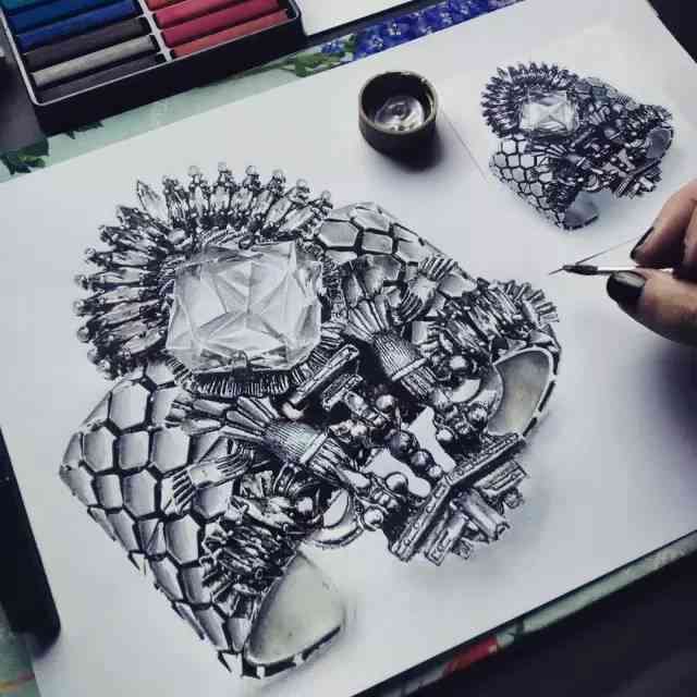 珠寶設計手稿(珠寶設計手稿簡單)插圖21