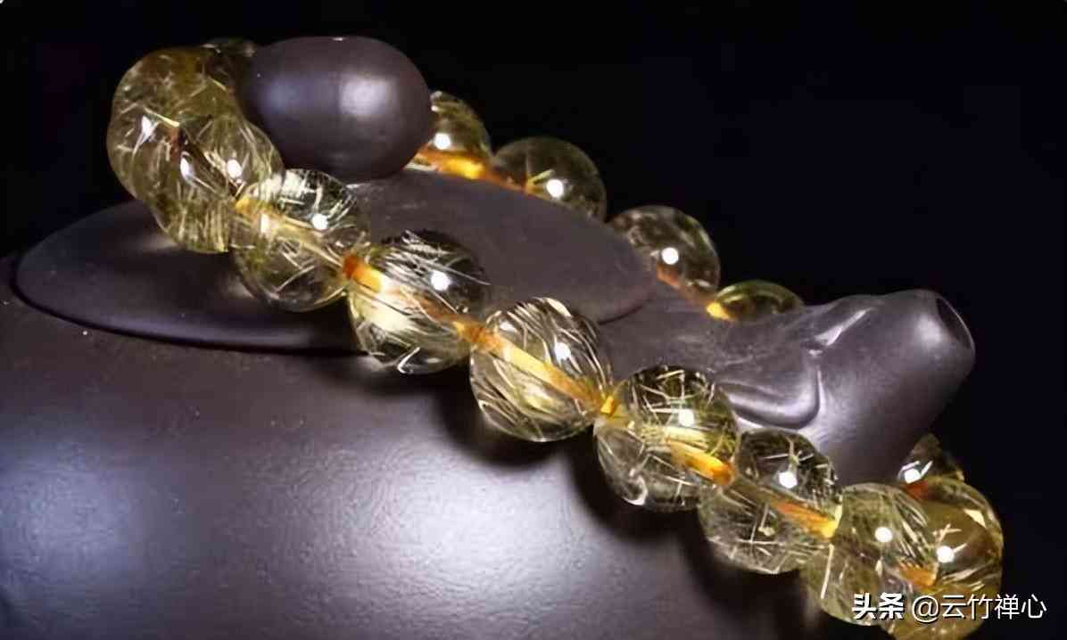 金發晶戴哪只手(金發晶手串價格圖片)