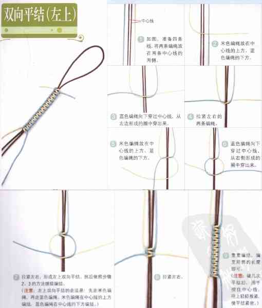 一步一步教你編手鏈(單繩一珠一結)插圖26