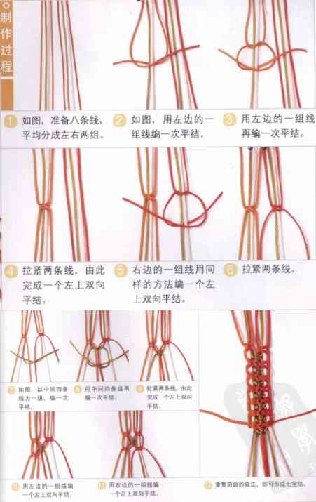 一步一步教你編手鏈(單繩一珠一結)插圖27