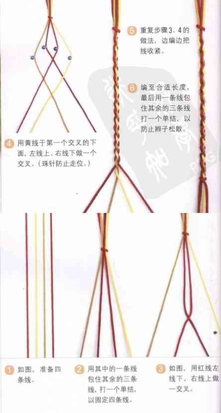 一步一步教你編手鏈(單繩一珠一結)插圖30