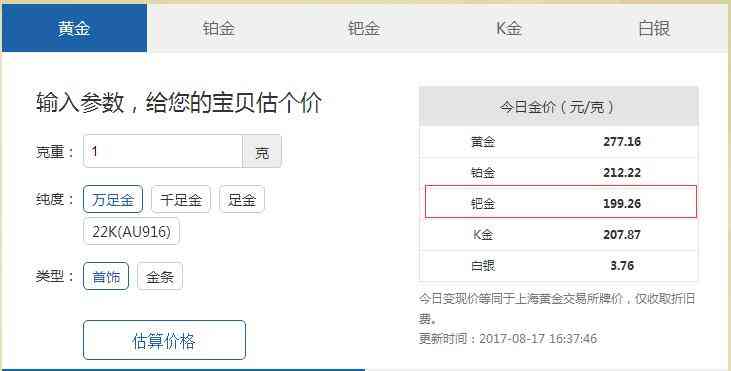 鈀金990價(jià)格今天多少一克(鈀金pd990價(jià)格今天多少一克)