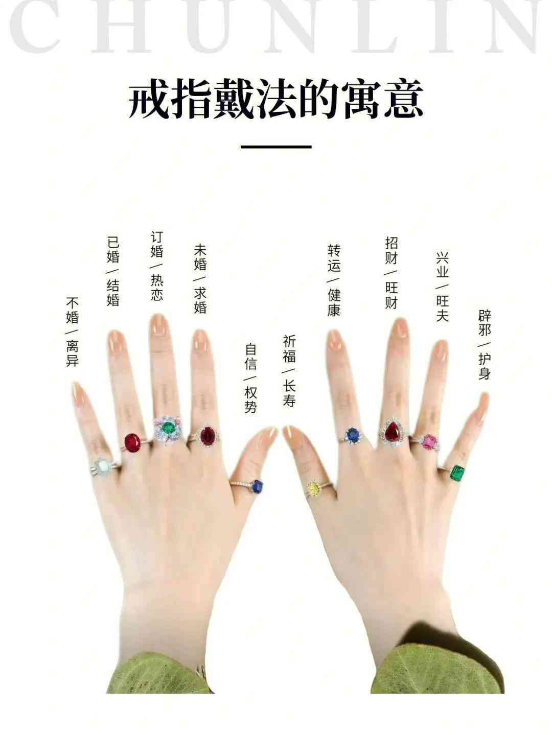女戒指的戴法和意義(左手女戒指的戴法和意義)