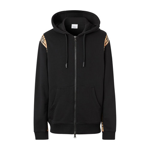 BURBERRY/博柏利 Vintage格紋裁片連帽男衛衣 8034510 1