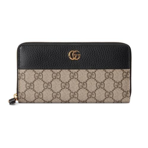  GUCCI古馳 22年秋冬 女士 GG Marmont系列全拉鏈式錢包 456117 17WAG 1283 預定商品2-6周發貨