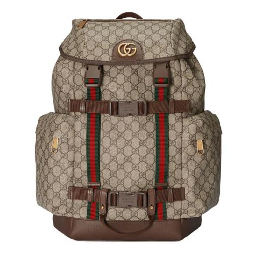  GUCCI古馳 22年秋冬 男士 飾織帶GG滑板背包 690999 97S8T 8983