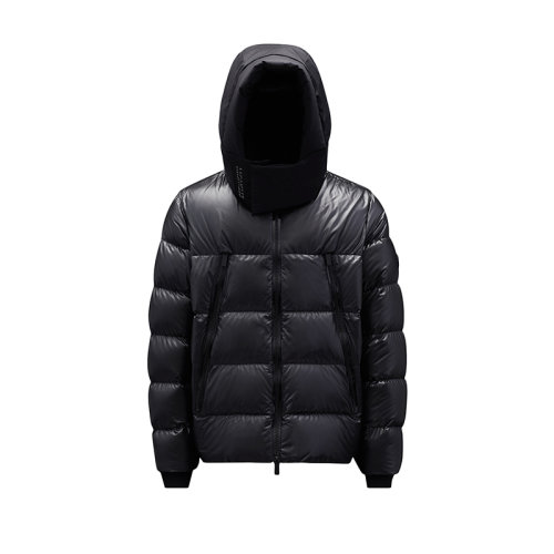 Moncler/蒙克萊 22年秋冬新款 Zubair系列 男士黑色聚酯纖維黑標(biāo)短款羽絨服夾克外套H20911A00197595OK999