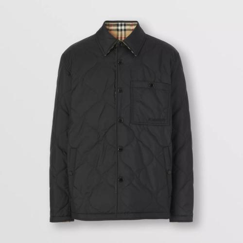  BURBERRY 22年秋冬 男士 雙面兩用 Vintage 格紋溫控外套式襯衫 80491391