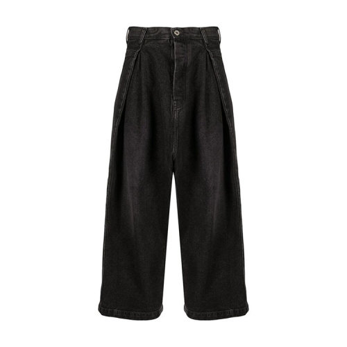 LOEWE/羅意威 女士黑色滌綸休閑褲 S359331XB1 1100