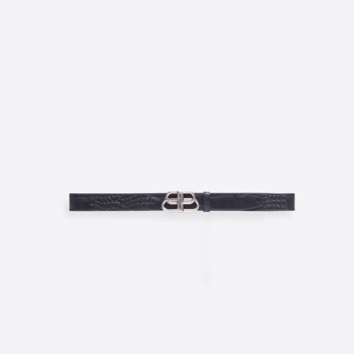  BALENCIAGA巴黎世家 22年春夏 男士 腰帶 bb belt 5703701ROBY1000 預定商品1-3周發(fā)貨