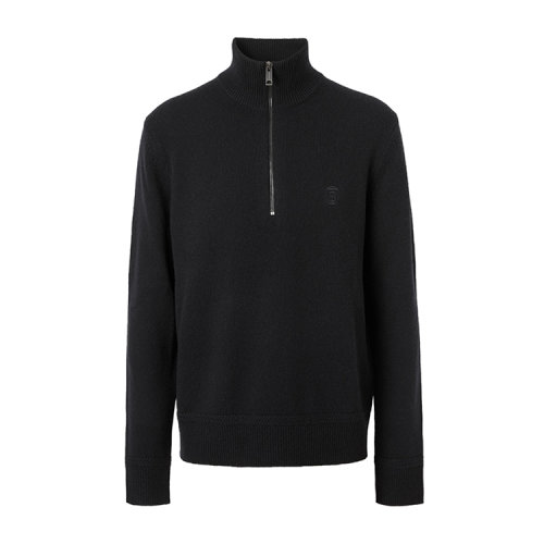 BURBERRY/博柏利 專屬標(biāo)識高領(lǐng)羊絨男士針織衫/毛衣 80358141
