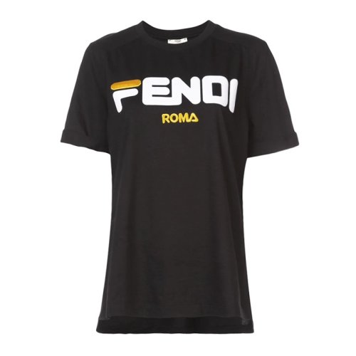  FENDI/芬迪 女士印花棉質短袖T恤 FS7074 A5H1 F0GME PLFSX