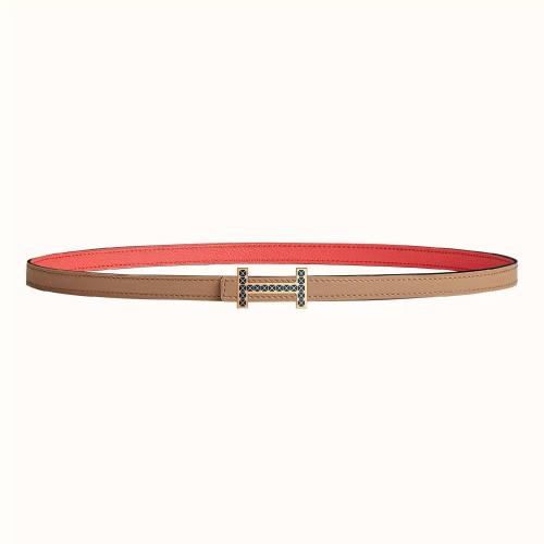  HERMES愛馬仕 22年秋冬 女士 腰帶 Boucle de ceinture Focus Medor Laquee %26a; Cuir de ceint