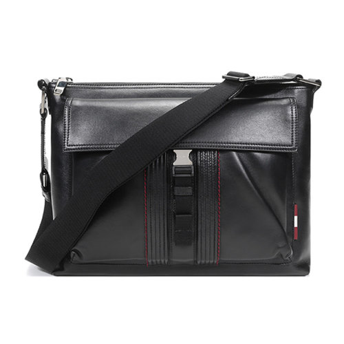 BALLY/巴利 男士皮質單肩斜挎包 AMOSH