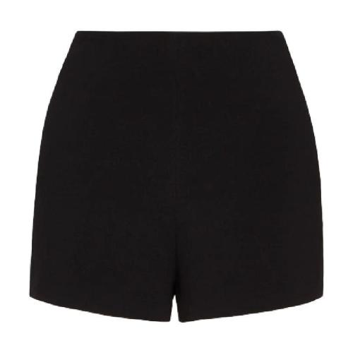  VALENTINO華倫天奴 22年秋冬 女士 短褲 JUPE SHORT EN CREPE COUTURE WB3RF1N71CF0NO 預定商品1-3周發(fā)貨