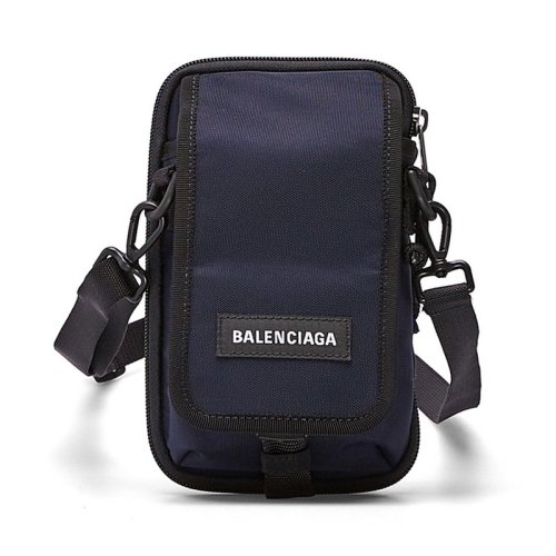  Balenciaga/巴黎世家 男士黑色尼龍斜挎包 593329 9WBC5 1000 PLSX
