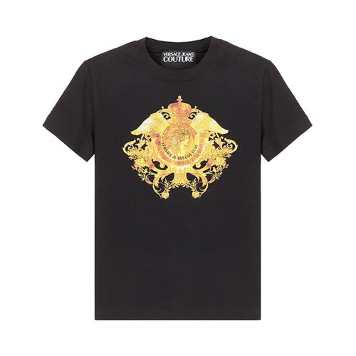  VERSACE JEANS COUTURE 女士印花棉質短袖T恤 B2HWA730 30454 899 PLFSX