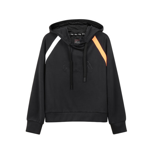 FILA/斐樂 女士聚酯纖維連帽長袖衛衣運動衫 683142