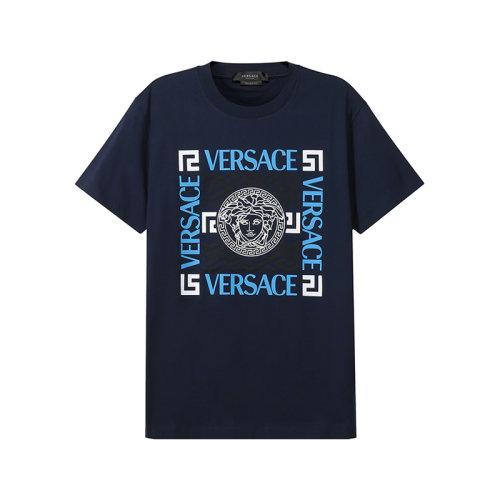 VERSACE/范思哲【22春夏新款】男士棉質圓領短袖T恤 1004207 1A03047