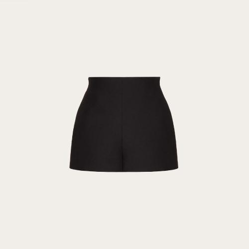  VALENTINO華倫天奴 22年秋冬 女士 短褲 SHORT EN CREPE COUTURE XB0RF2081CF0NO