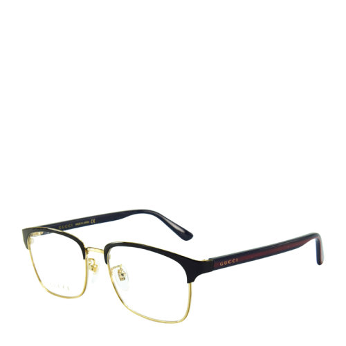 GUCCI/古馳 簡(jiǎn)約 休閑 長(zhǎng)方形 全框 男女同款 光學(xué)鏡架 板材 金屬 近視 眼鏡框 眼鏡架  GG0934OA 54mmGUCCI 古馳