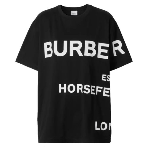 BURBERRY/博柏利 女士超大號(hào)純棉平紋針織T恤80407641