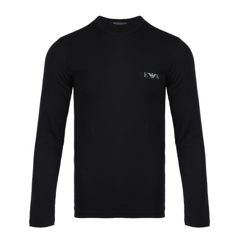 Emporio Armani/安普里奧阿瑪尼21新品logo徽標(biāo)男士長袖T恤內(nèi)衣1110231A715