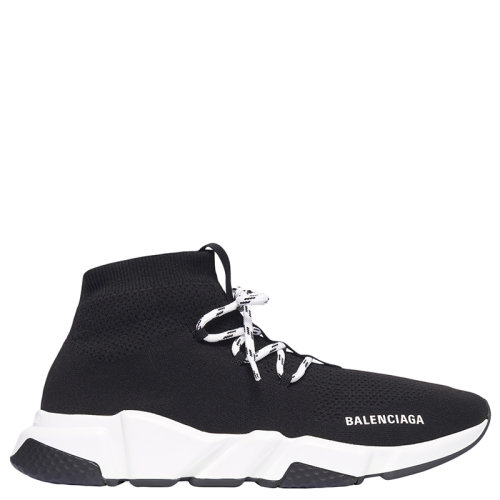 Balenciaga/巴黎世家  Speed系列 男士黑色網眼系帶Lace-Up運動鞋587289W2DB21015