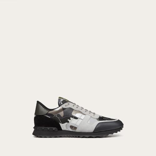  VALENTINO華倫天奴 22年秋冬 男士 休閑運動鞋 Sneakers Rockrunner Camouflage lamees 1Y2S07