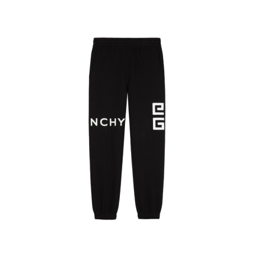 Givenchy/紀梵希 GIVENCHY 4G LOGO刺繡修身慢跑褲 男士運動褲 BM50WB3Y6U