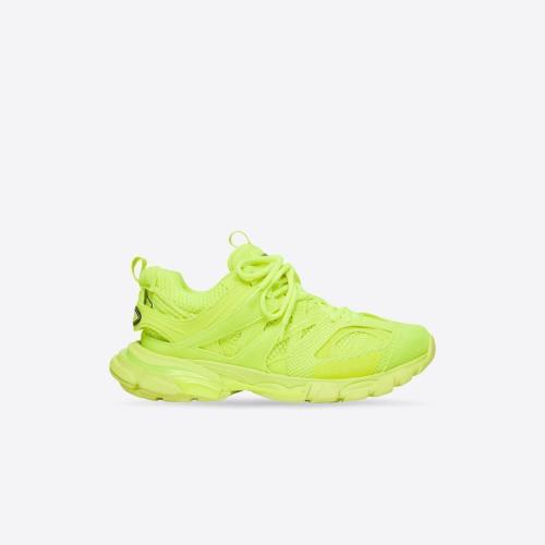  BALENCIAGA巴黎世家 22年春夏 男士 休閑運動鞋 Mens Track Trainers In Full Mesh in Fluo Ye