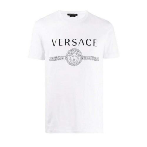  VERSACE/范思哲 男士白色棉質短袖T恤 A85941-A228806 A1001 PLFSX