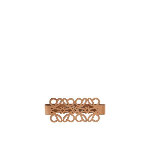  LOEWE羅意威 22年秋冬 女士 腰帶 Anagram cut out belt in calfskin S540Y21L12-2586