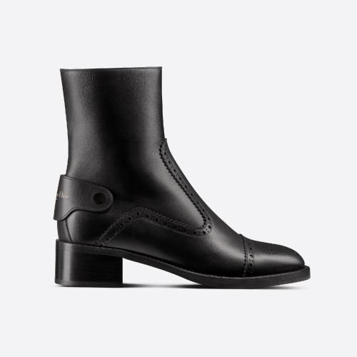  DIOR迪奧 22年秋冬 女士 短靴 Bottine a talon D-Folk KCI826VEA_S900