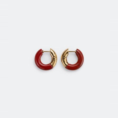  BV葆蝶家 22年秋冬 女士 耳環 boucles doreilles essentials 617686VE3I27002
