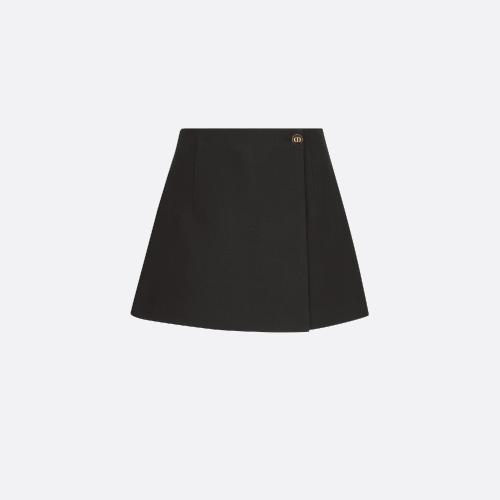  DIOR迪奧 22年秋冬 女士 半身裙 裙褲 121P45B1166_X9000 預定商品1-3周發(fā)貨