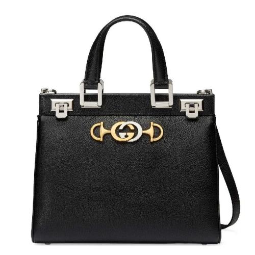 GUCCI/古馳 Gucci Zumi系列小號手提包 皮質 569712 1B90X