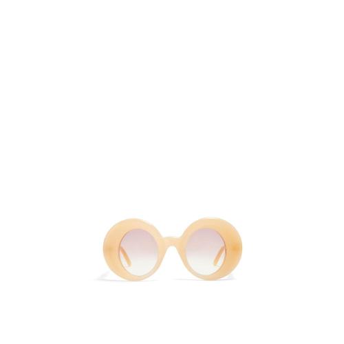  LOEWE羅意威 22年秋冬 女士 太陽眼鏡 Oversized round sunglasses in acetate G736270X05-220